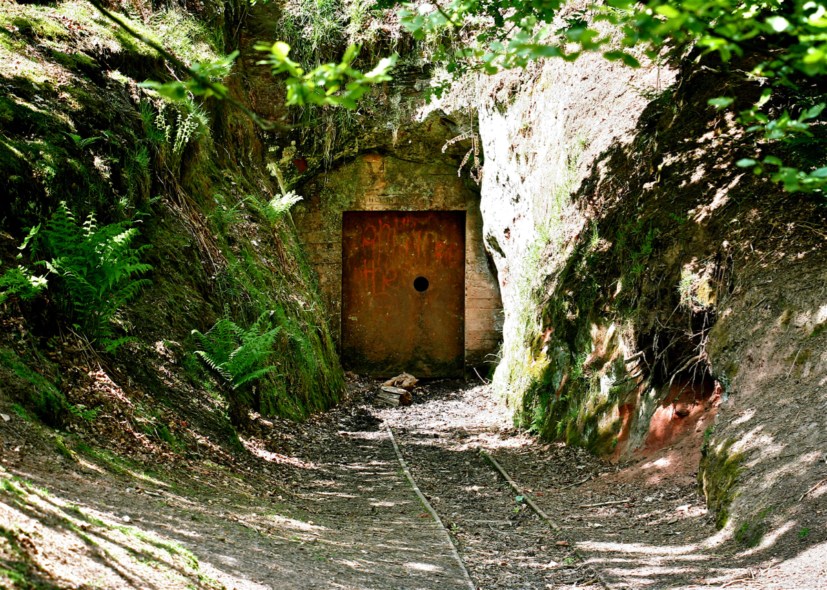 Mine entrance at Alderley Edge