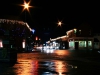 Bank Corner & Christmas Lights