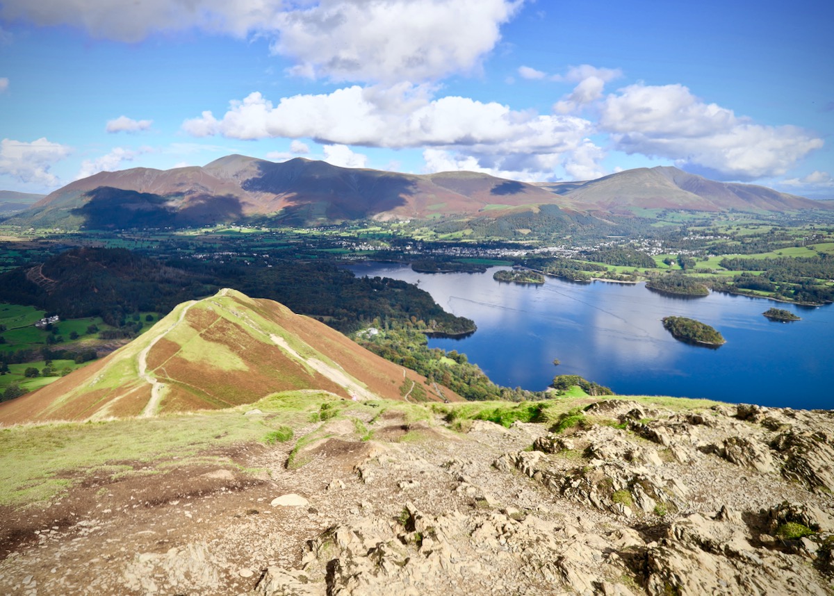 Derwent Water & Keswick from Cat Bells