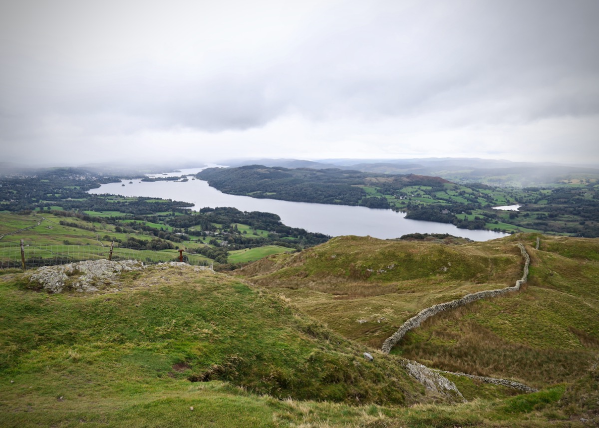 Lake Windermere from Wansfell Pike