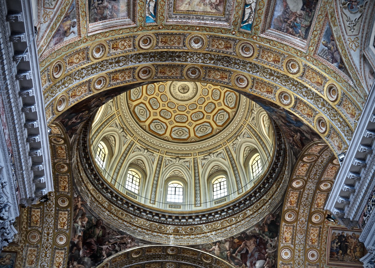 Naples Cathedral Ceiling